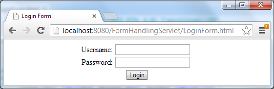 How To Handle HTML Form Data With Java Servlet